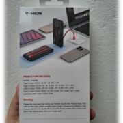Power Bank 10.000 MAH V-MEN carga rápida